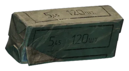 Boite de munitions 5,45 x 39 mm PP gs (120 cartouches) dans Escape from Tarkov