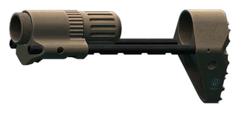 Escape from TarkovのAR-15 TROY M7A1 PDW stock (FDE)