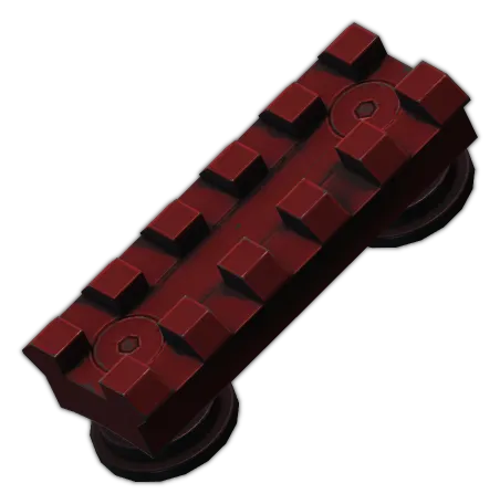 Trilho de comprimento curto para Hexagon (Anodizado em vermelho) em Escape from Tarkov
