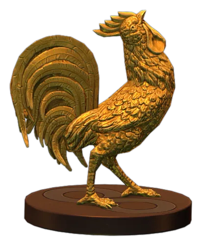 Estatuilla de un gallo de oro en Escape from Tarkov
