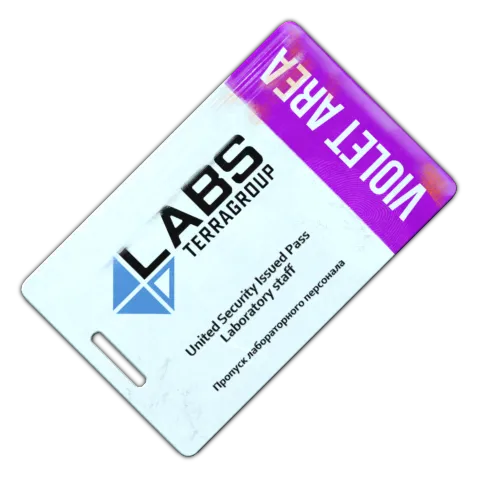 TerraGroup Labs keycard (Violet) in Escape from Tarkov