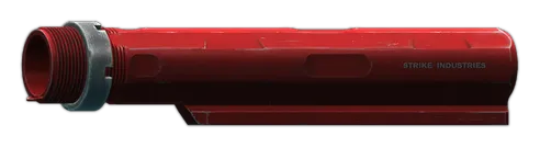 Tubo amortiguador Strike Industries Advanced Receiver Extension para AR-15 (Rojo Anodizado) en Escape from Tarkov