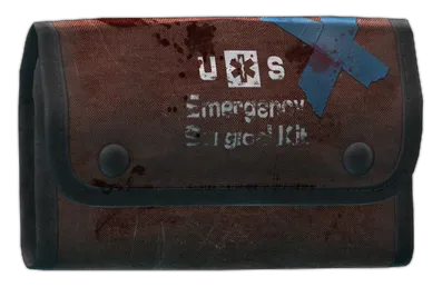 Surgery kit marked with a blue symbol in Escape from Tarkov