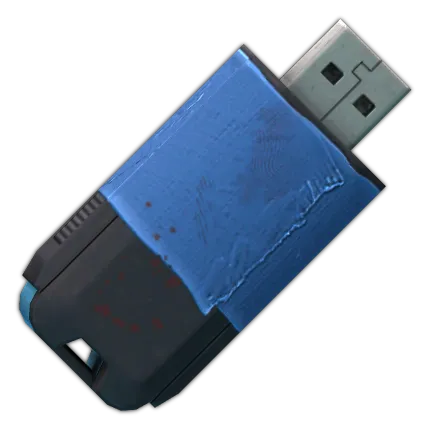 Memoria USB marcada con cinta azul en Escape from Tarkov