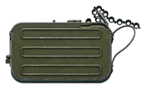 Caja con cinta de 100 cartuchos 7,62x54 mm R para PK en Escape from Tarkov