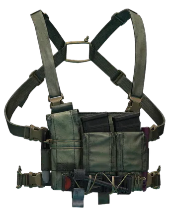 Equipamento de peito Zulu Nylon Gear M4 Reduced Signature Chest Rig em Escape from Tarkov