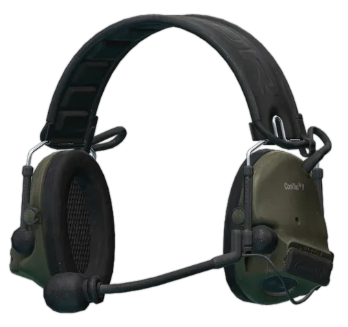Escape from TarkovのPeltor ComTac V headset (OD Green)
