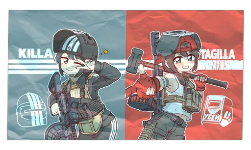 Killa and Tagilla poster em Escape from Tarkov