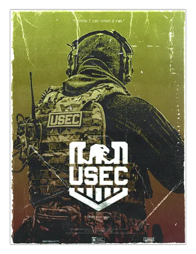 Плакат USEC в Escape from Tarkov